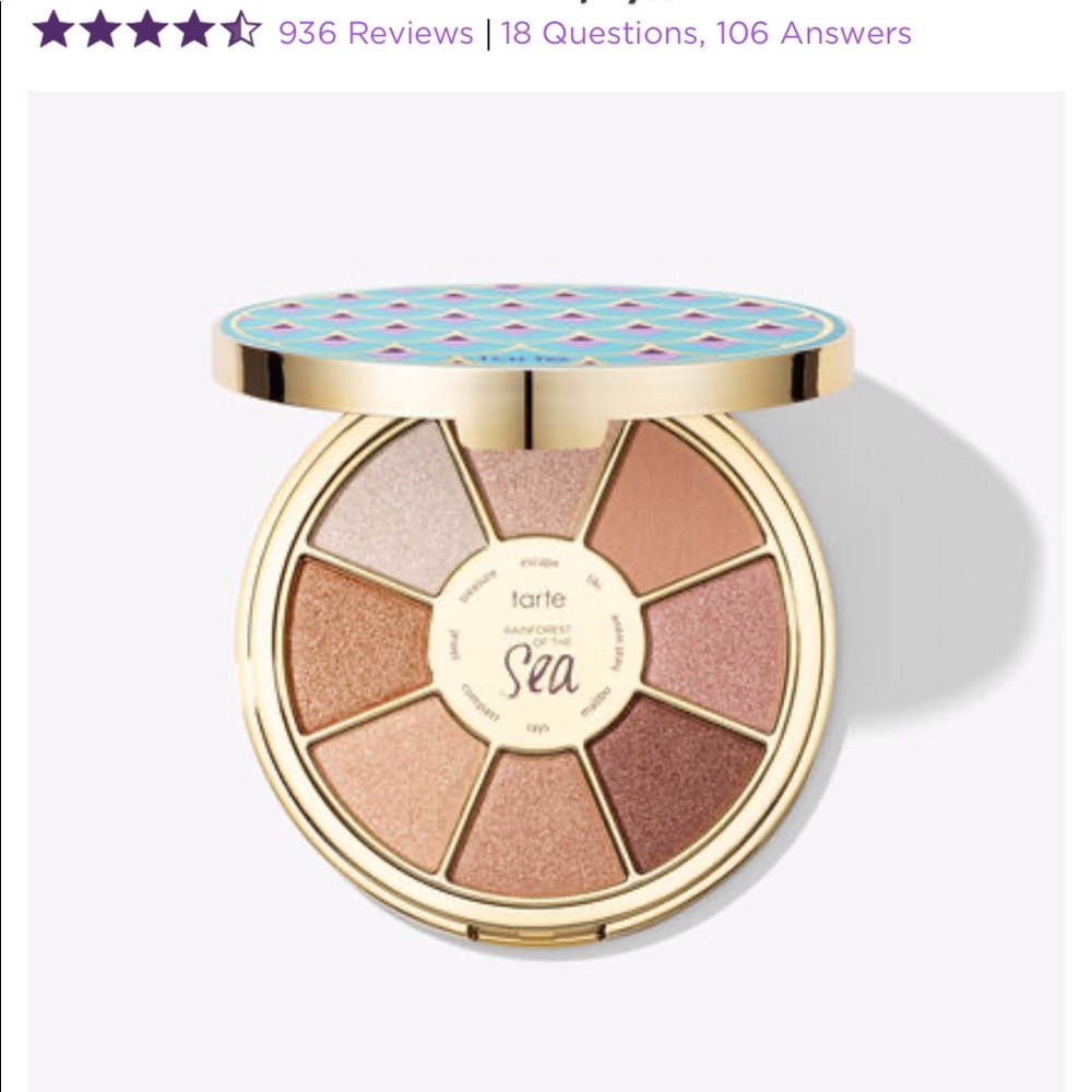 TARTE rainforest of the sea palette